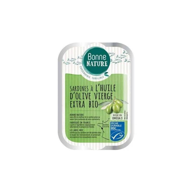 Sardines à l'Huile d'Olive Extra Vierge BIO