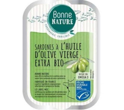 Sardines à l'Huile d'Olive Extra Vierge BIO