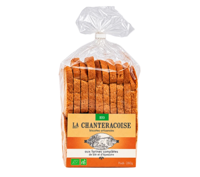 Biscottes Artisanales - Farine Complète